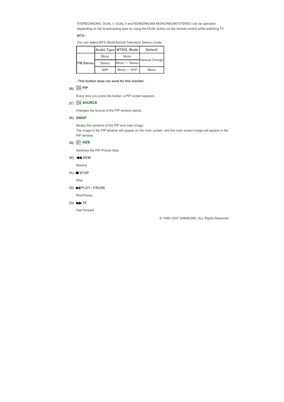 Samsung LS57BPHNB-XAA User Manual | Page 18 / 80