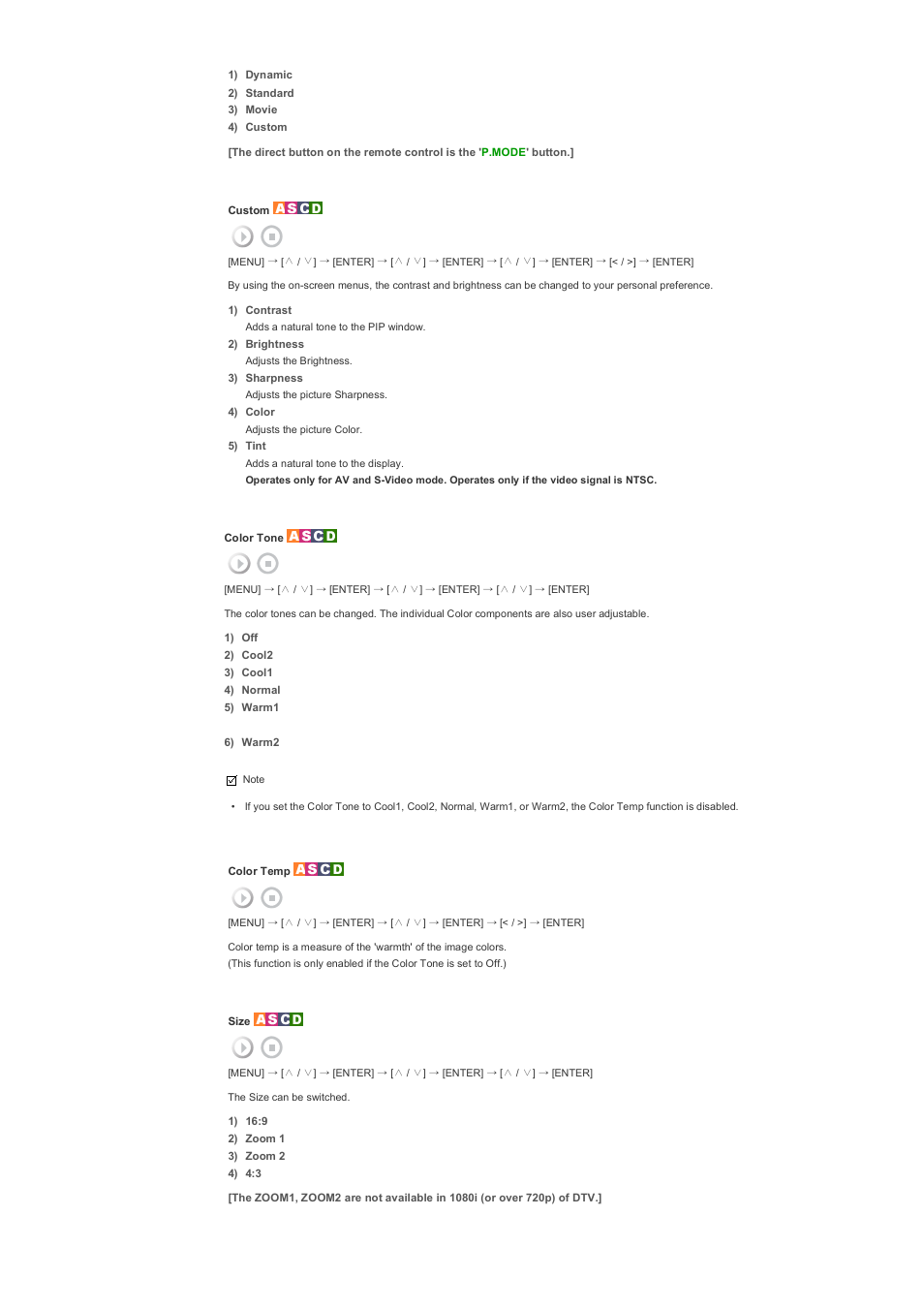 Samsung LS57BPHNB-XAA User Manual | Page 56 / 80