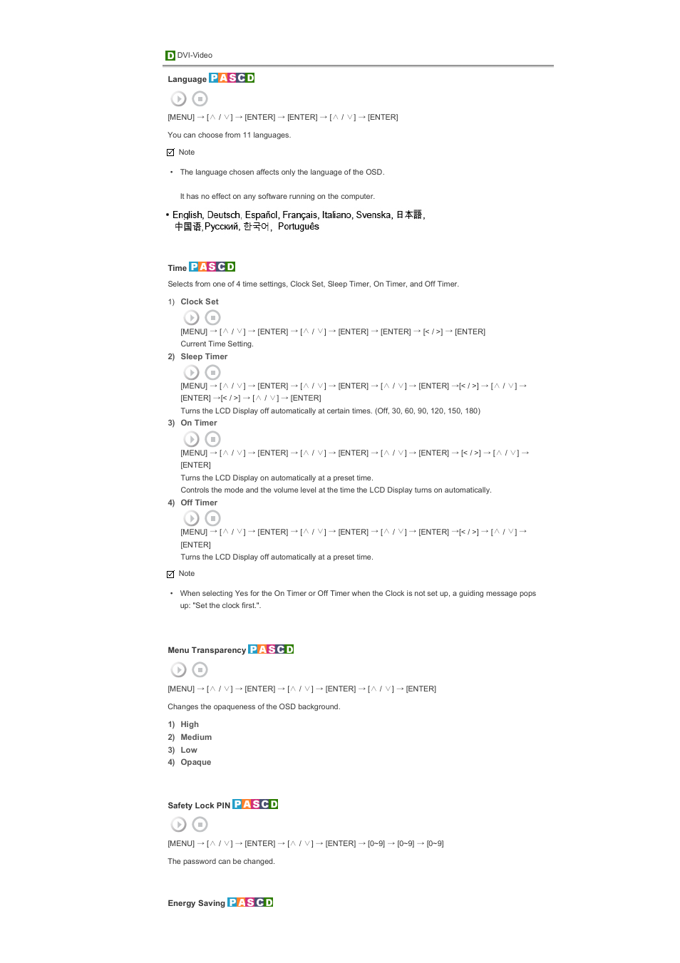 Samsung LS57BPHNB-XAA User Manual | Page 60 / 80