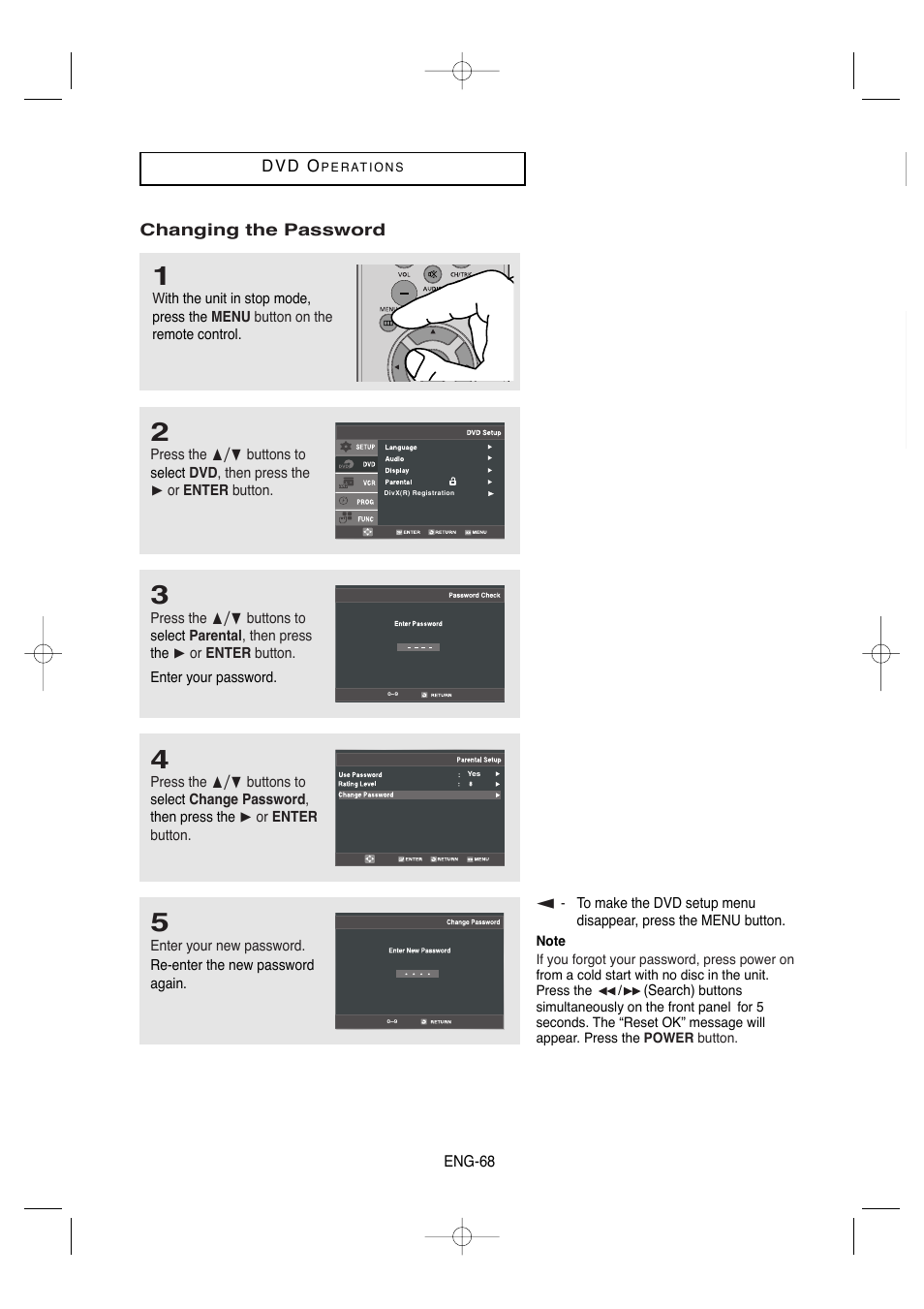 Samsung DVD-V9650-XAA User Manual | Page 68 / 96