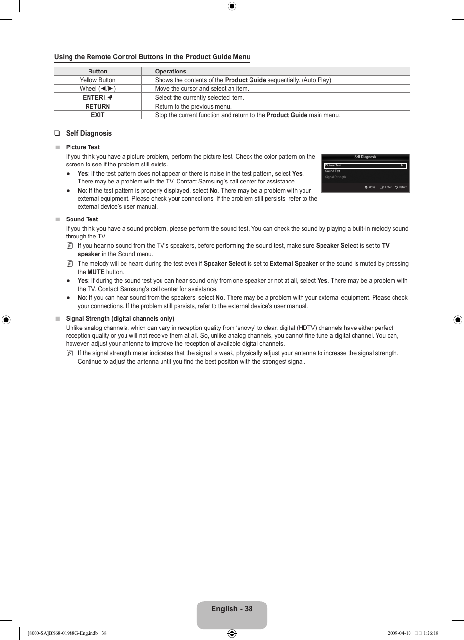 Samsung UN55B8000XFXZA User Manual | Page 40 / 181