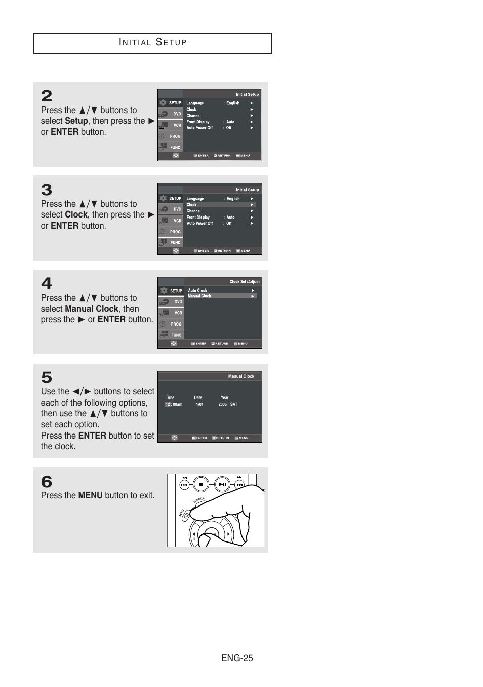 Samsung DVD-V5500-XAA User Manual | Page 25 / 86