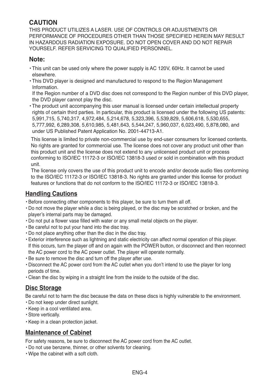 Samsung DVD-V5500-XAA User Manual | Page 4 / 86