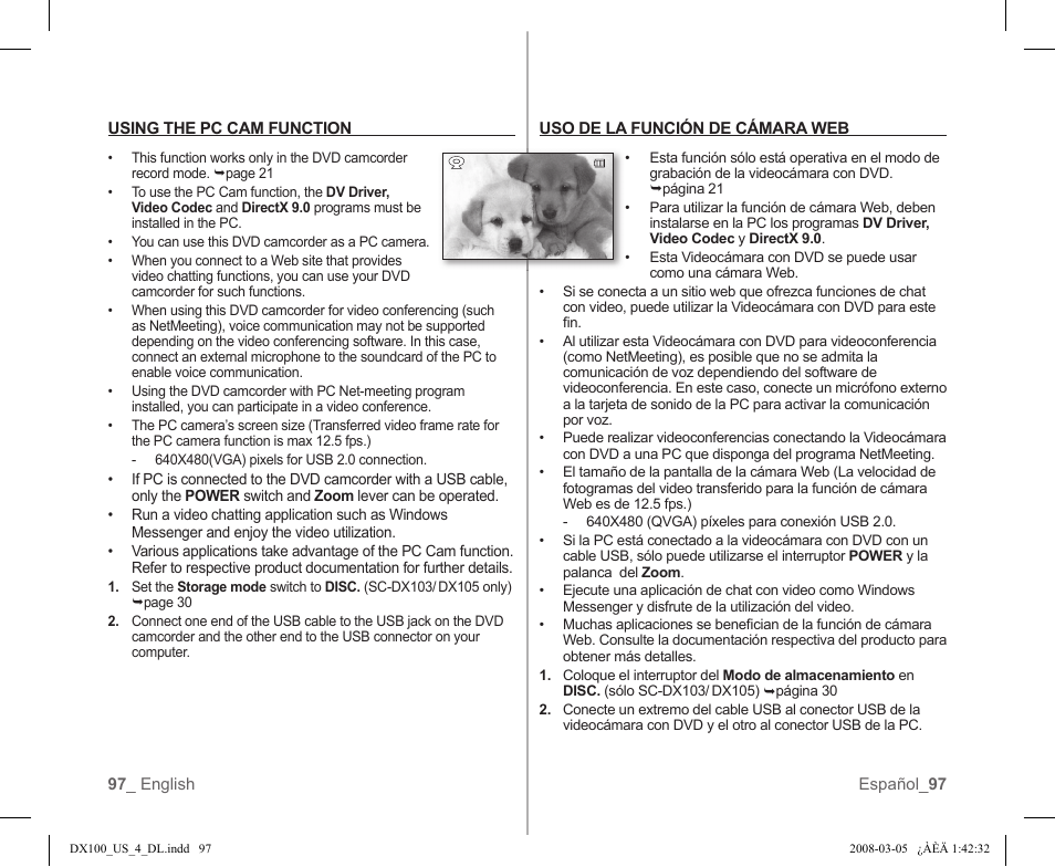 Samsung SC-DX103-XAA User Manual | Page 103 / 120