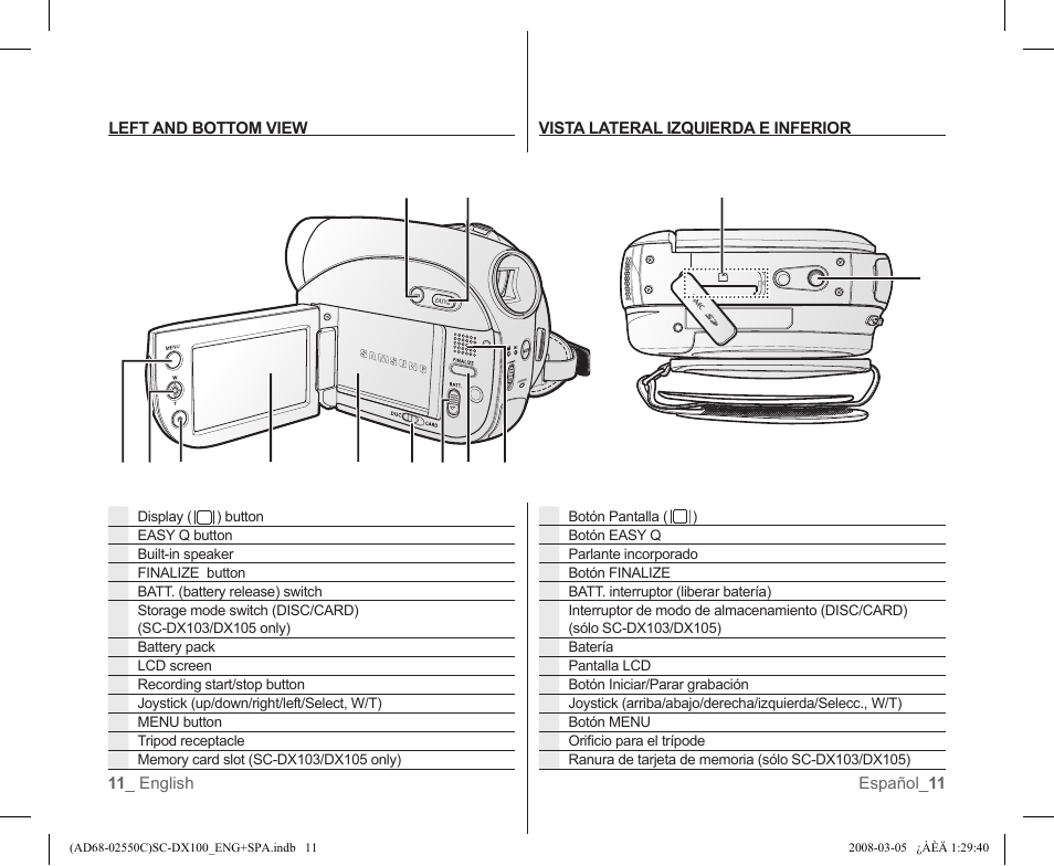 Samsung SC-DX103-XAA User Manual | Page 17 / 120