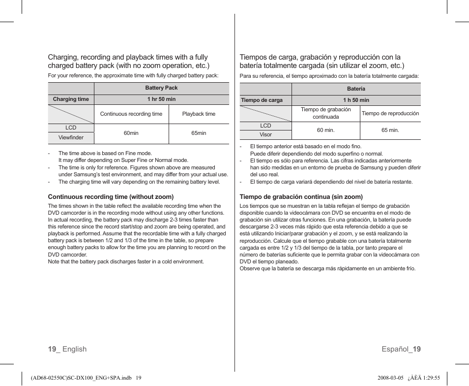 Samsung SC-DX103-XAA User Manual | Page 25 / 120