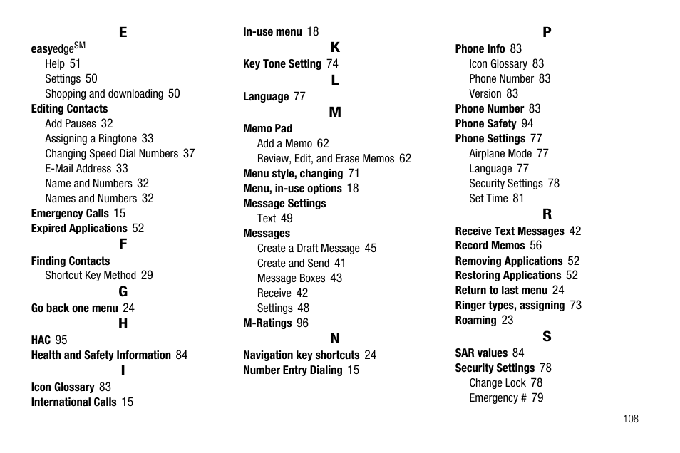 Samsung SCH-R210LSAUSC User Manual | Page 111 / 112