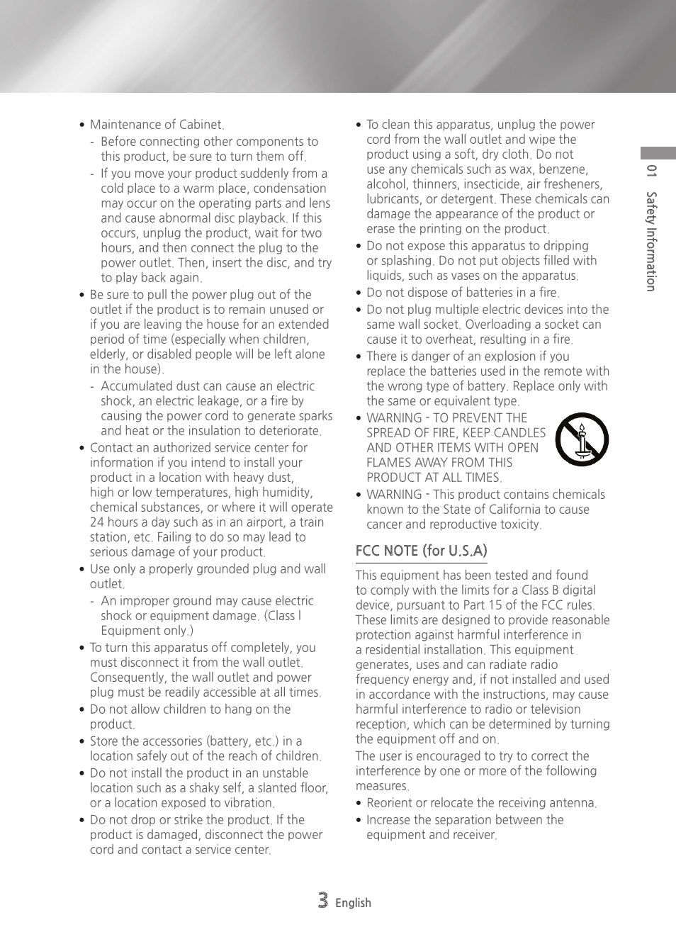 Samsung BD-H6500-ZA User Manual | Page 3 / 64