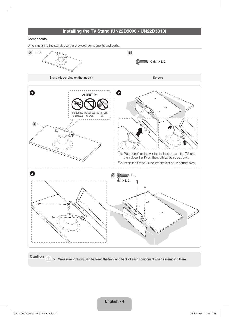 Samsung UN22D5010NFXZA User Manual | Page 4 / 19