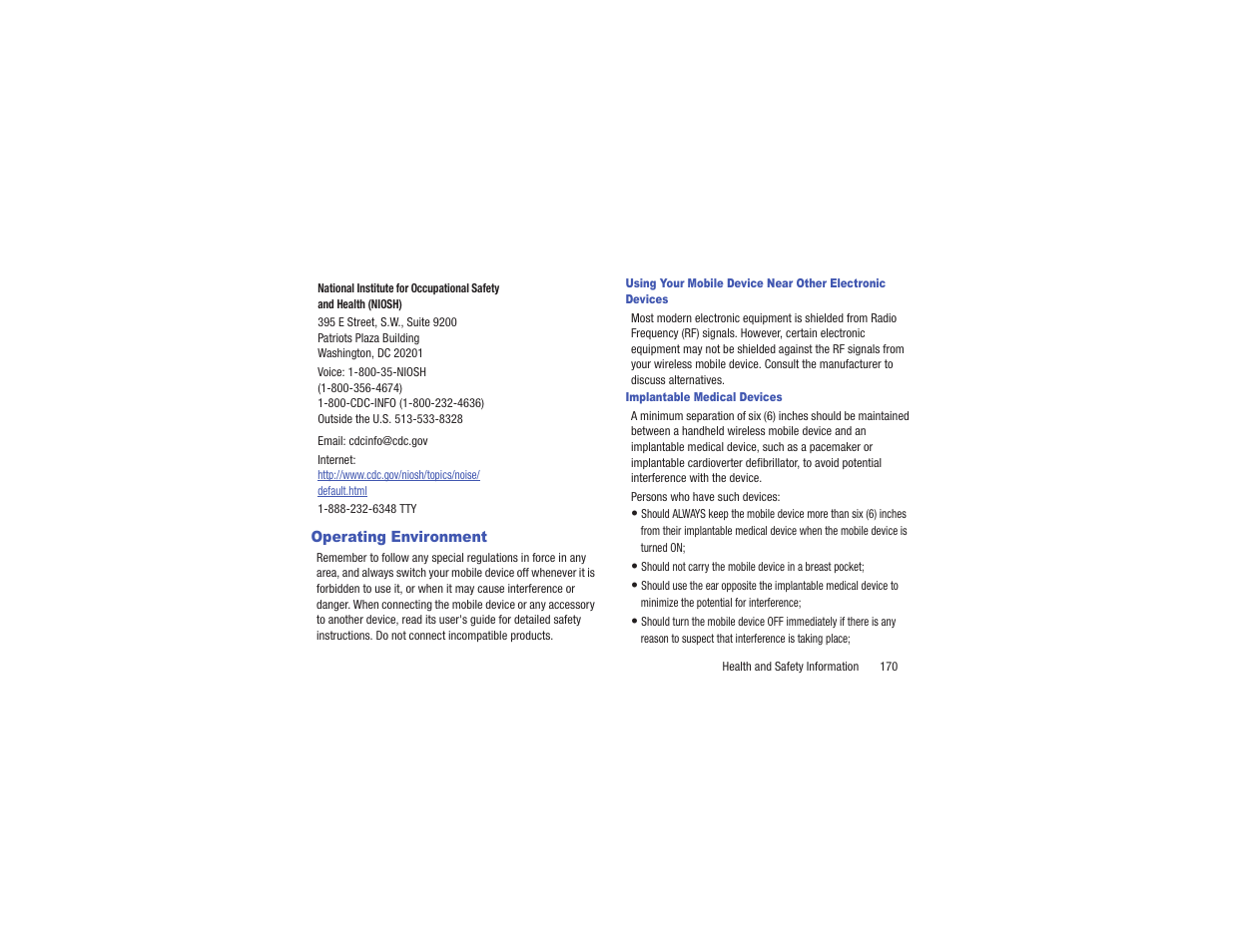 Operating environment | Samsung GT-P3113TSYXAR User Manual | Page 175 / 195