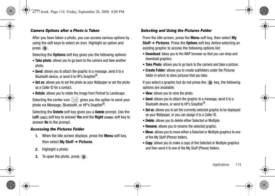 Samsung SGH-A777ORAATT User Manual | Page 118 / 176