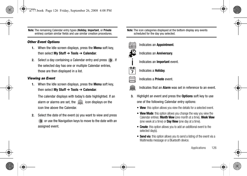 Samsung SGH-A777ORAATT User Manual | Page 130 / 176