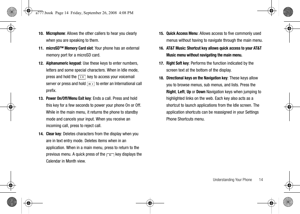 Samsung SGH-A777ORAATT User Manual | Page 18 / 176