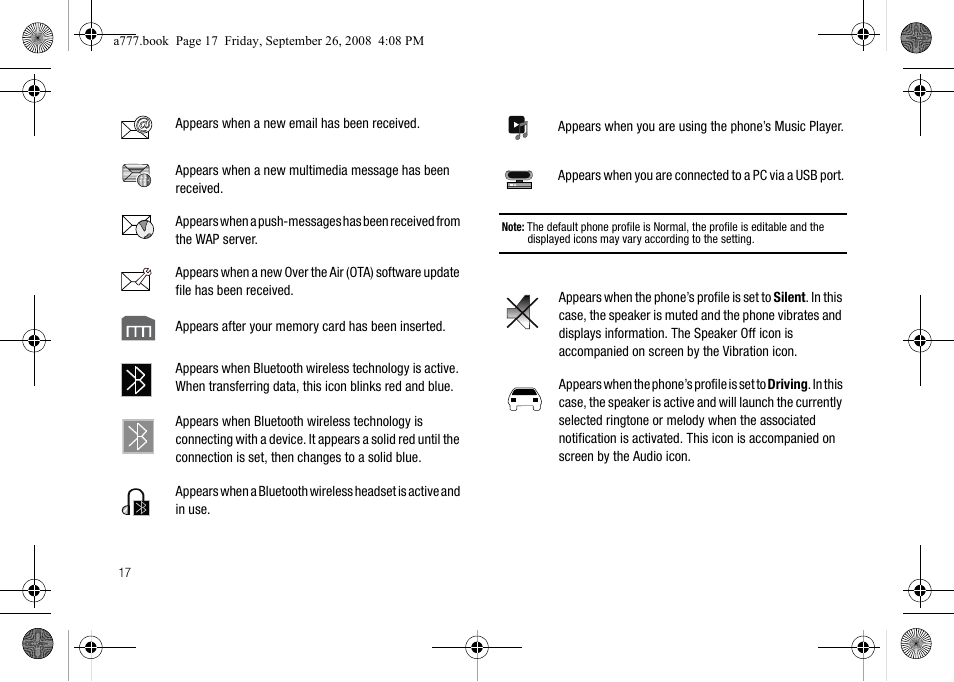 Samsung SGH-A777ORAATT User Manual | Page 21 / 176