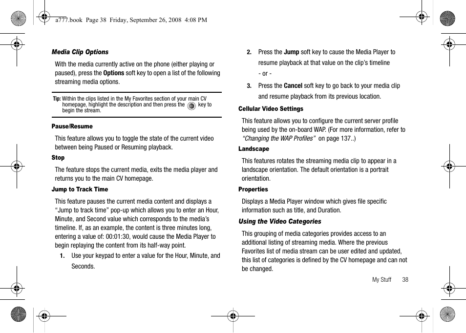 Samsung SGH-A777ORAATT User Manual | Page 42 / 176