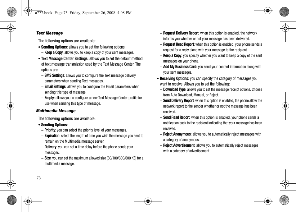 Samsung SGH-A777ORAATT User Manual | Page 77 / 176