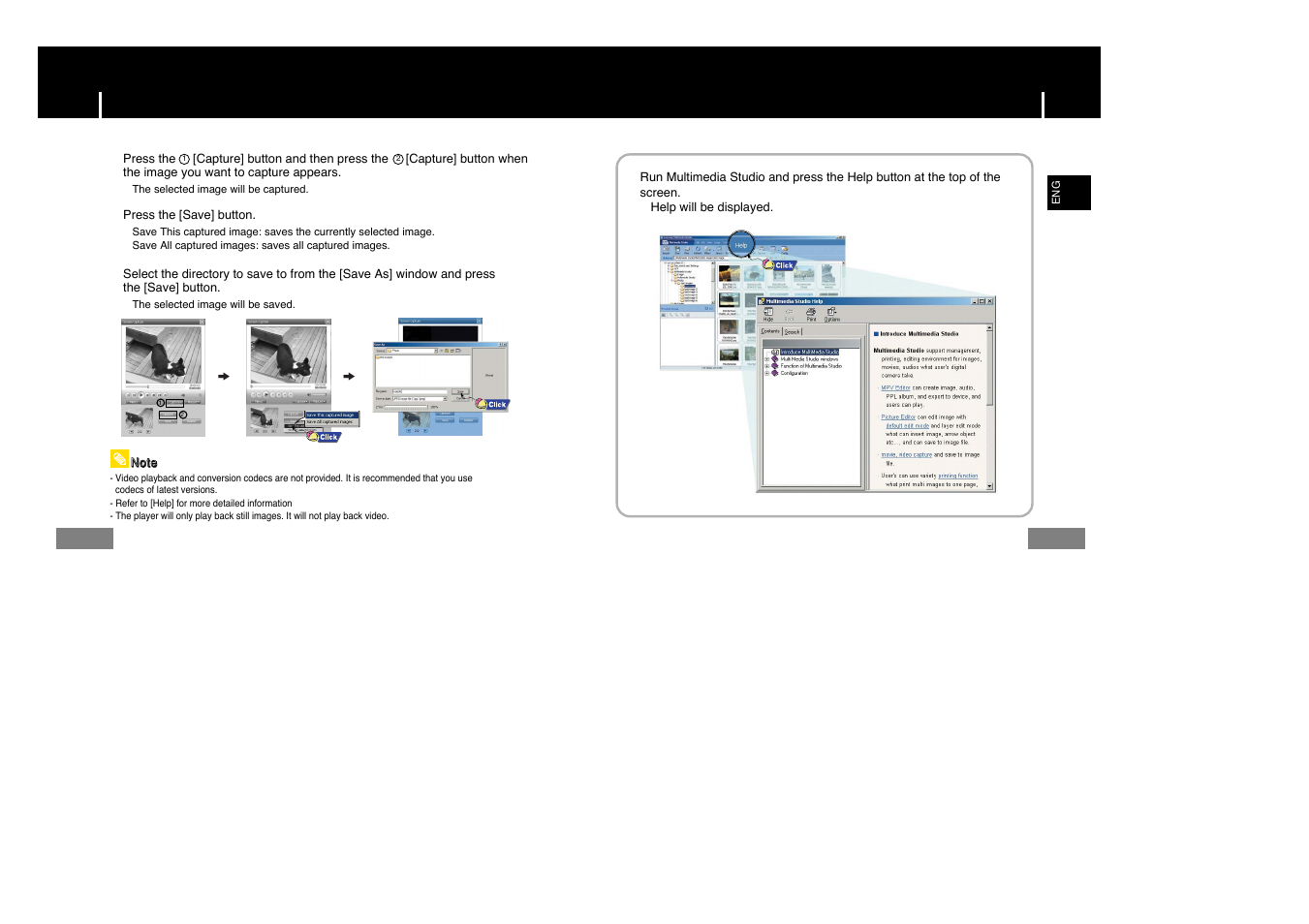 To view help on multimedia studio | Samsung YP-T7Z-XAA User Manual | Page 19 / 38