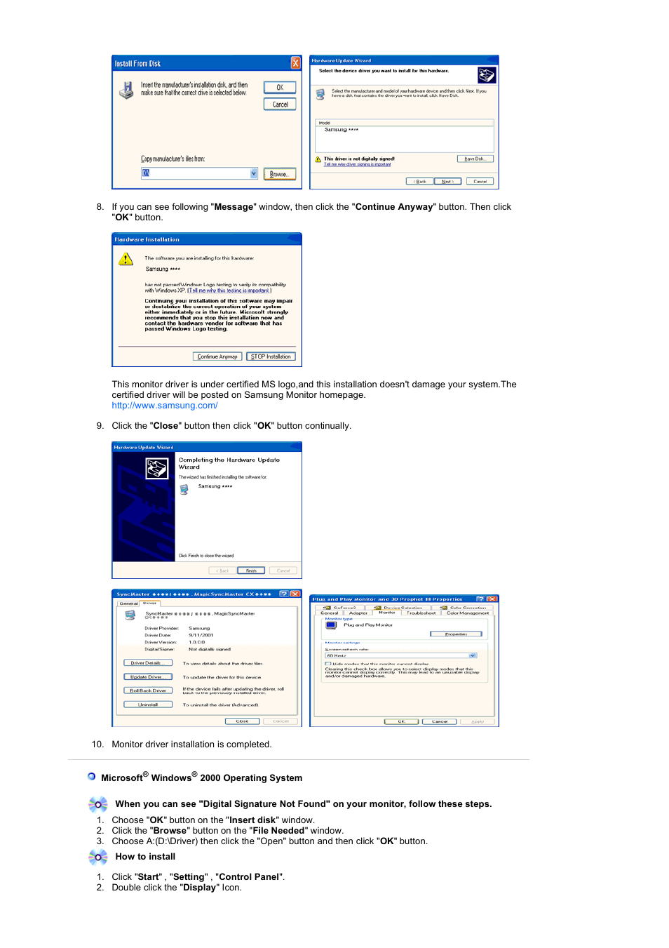 Samsung LS17HANSB-XBM User Manual | Page 25 / 71