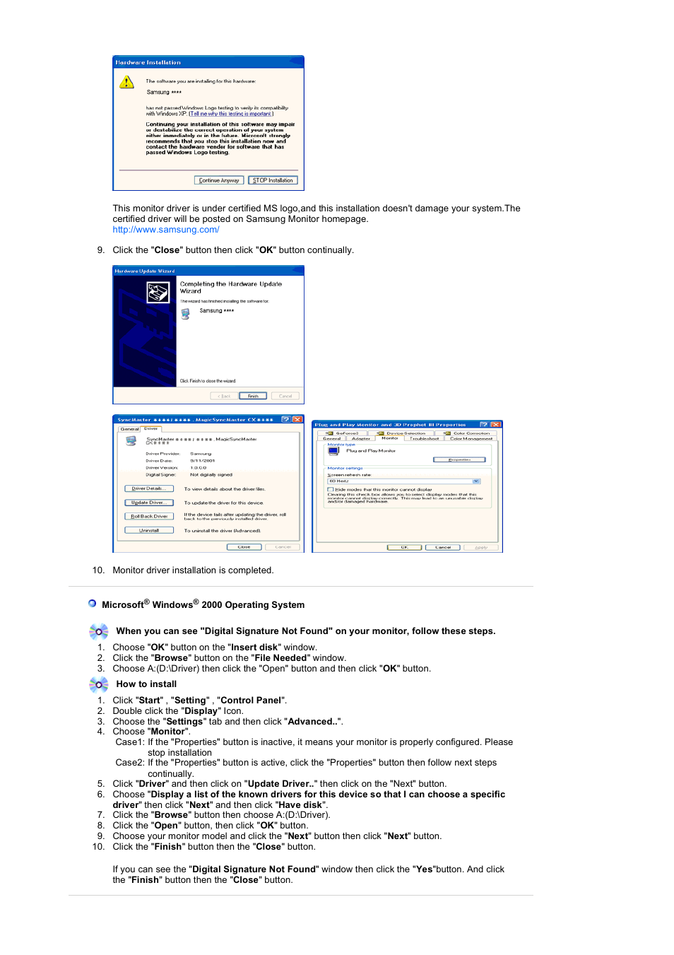 Samsung LS17HANSB-XBM User Manual | Page 36 / 71