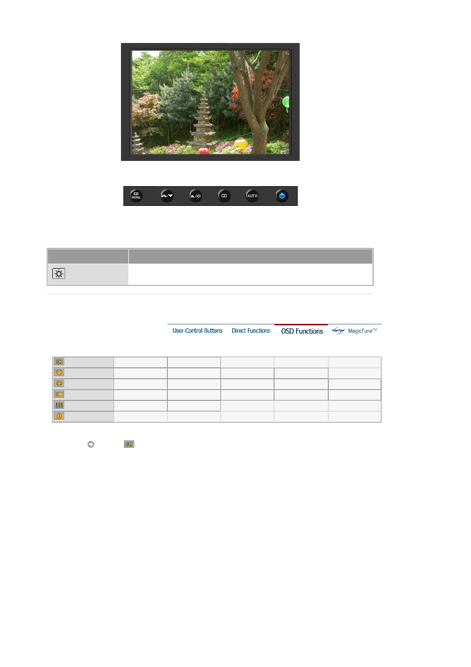 Osd functions | Samsung LS17HANSB-XBM User Manual | Page 42 / 71