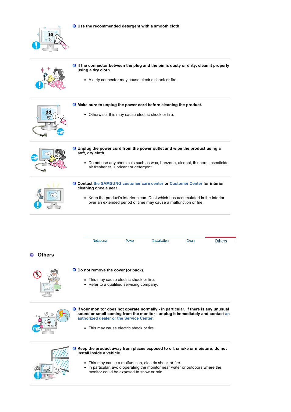 Others | Samsung LS17HANSB-XBM User Manual | Page 6 / 71