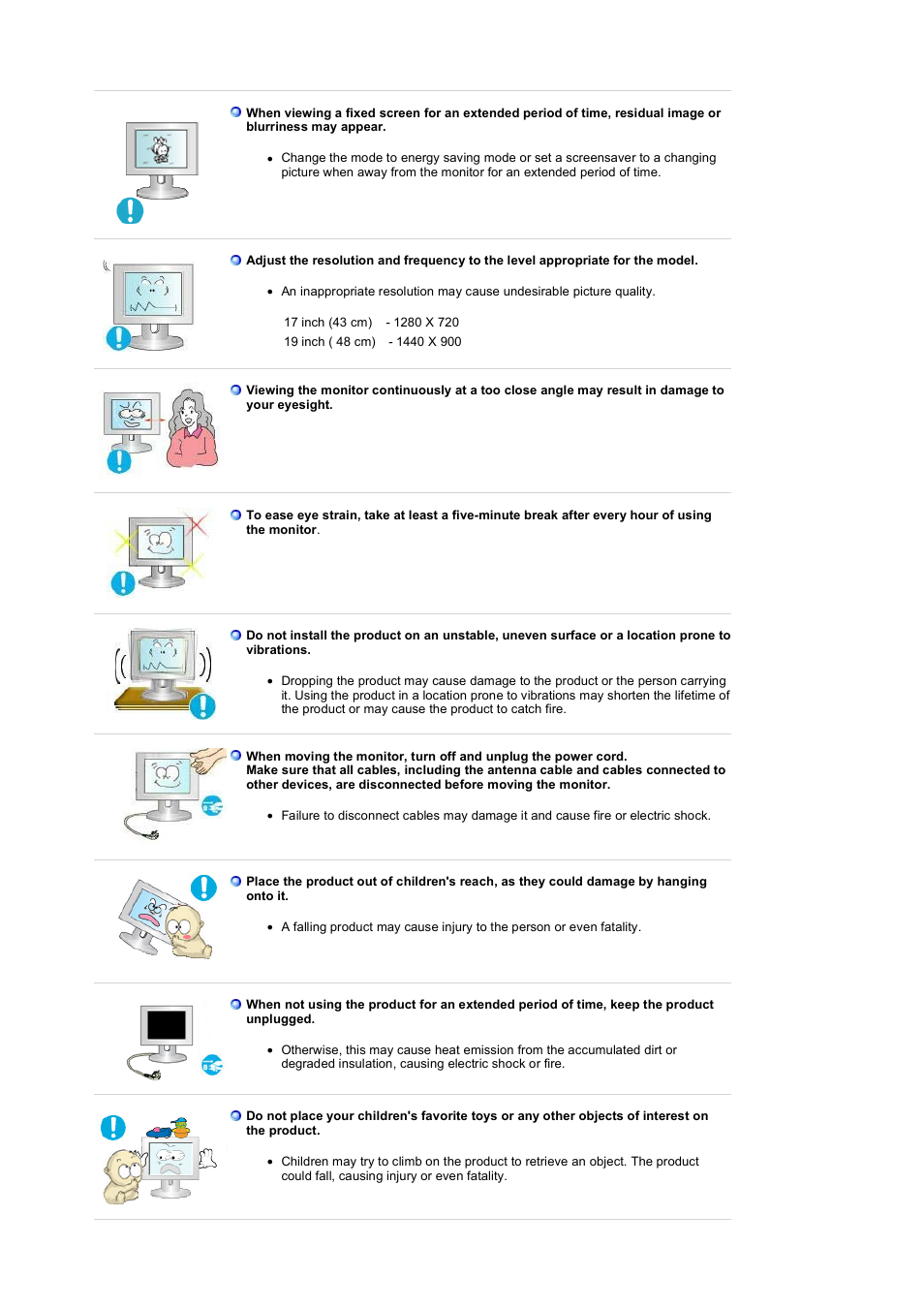 Samsung LS17HANSB-XBM User Manual | Page 8 / 71