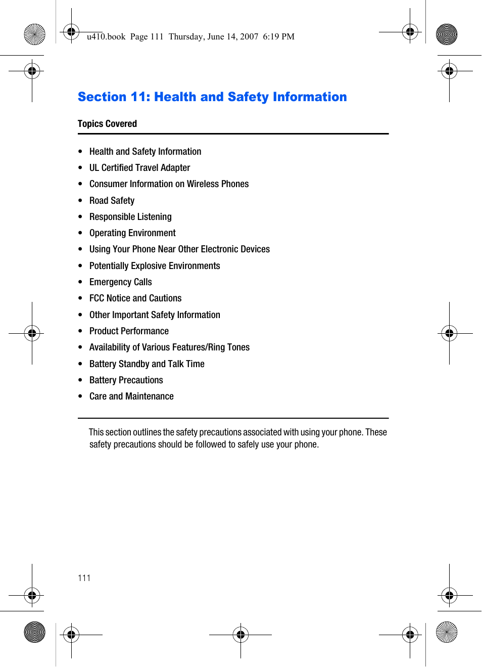 Health and safety information | Samsung SCH-U410MSAVZW User Manual | Page 114 / 142