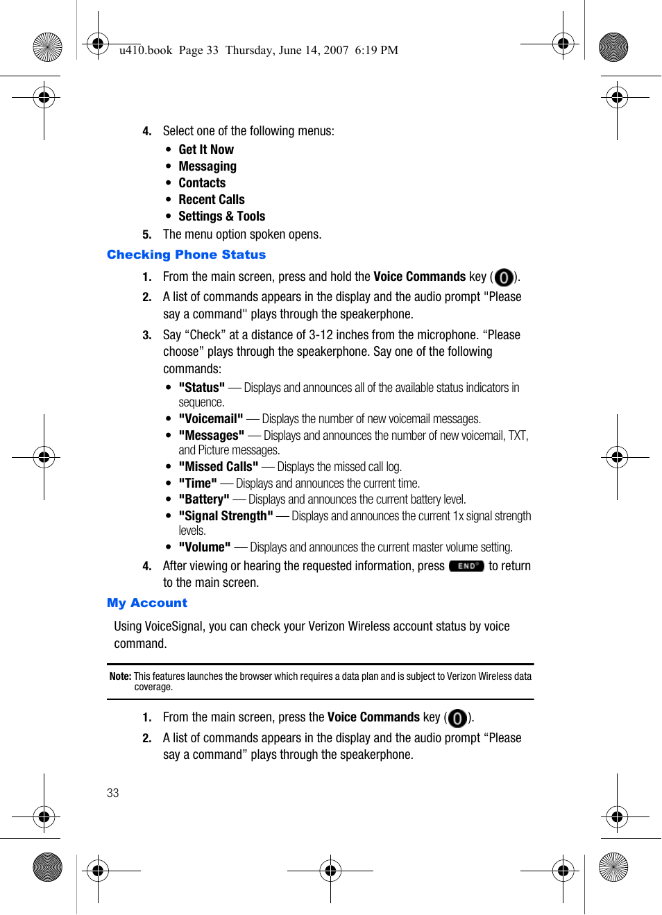 Samsung SCH-U410MSAVZW User Manual | Page 36 / 142