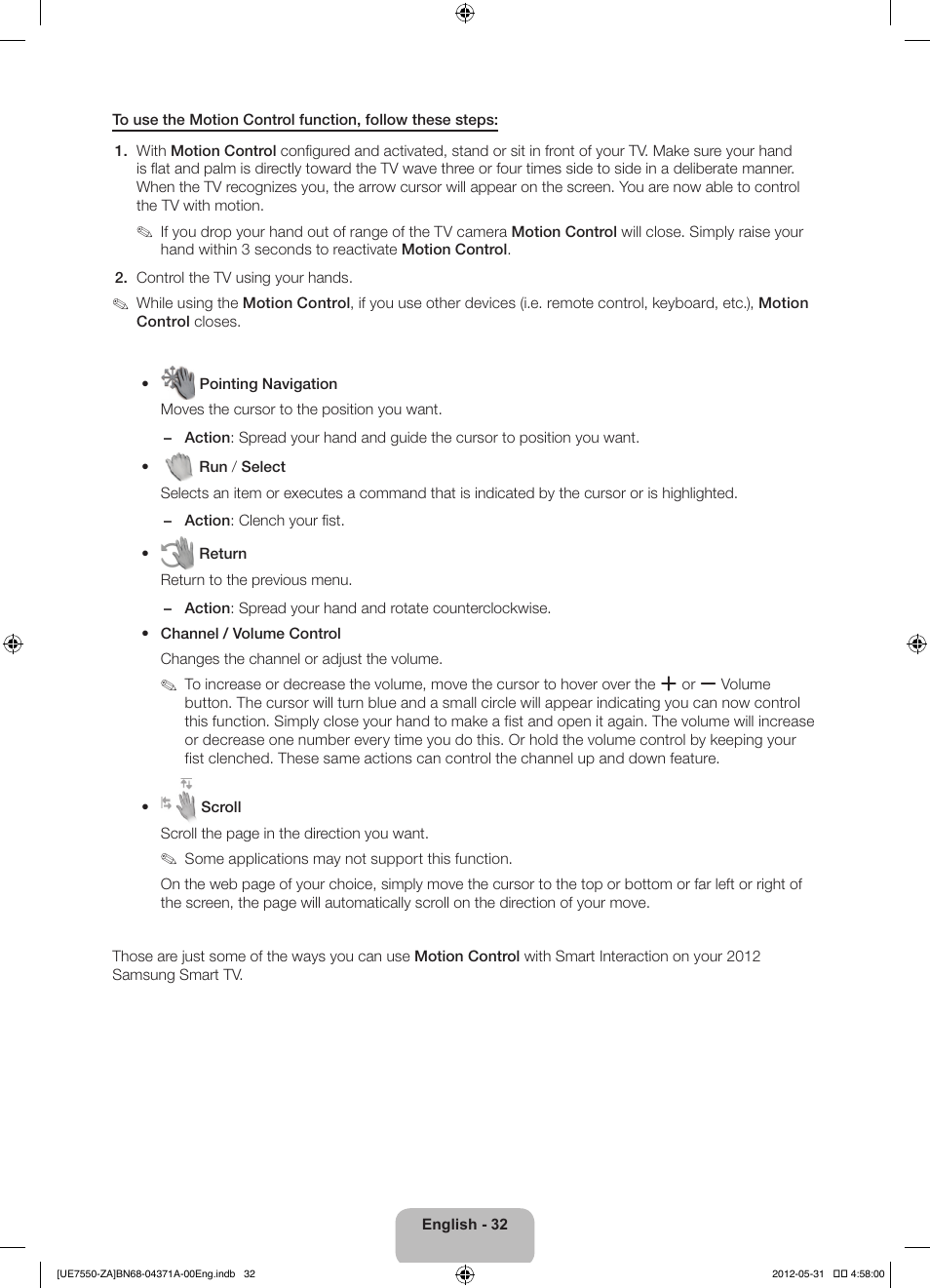 Samsung UN60ES7550FXZA User Manual | Page 32 / 64