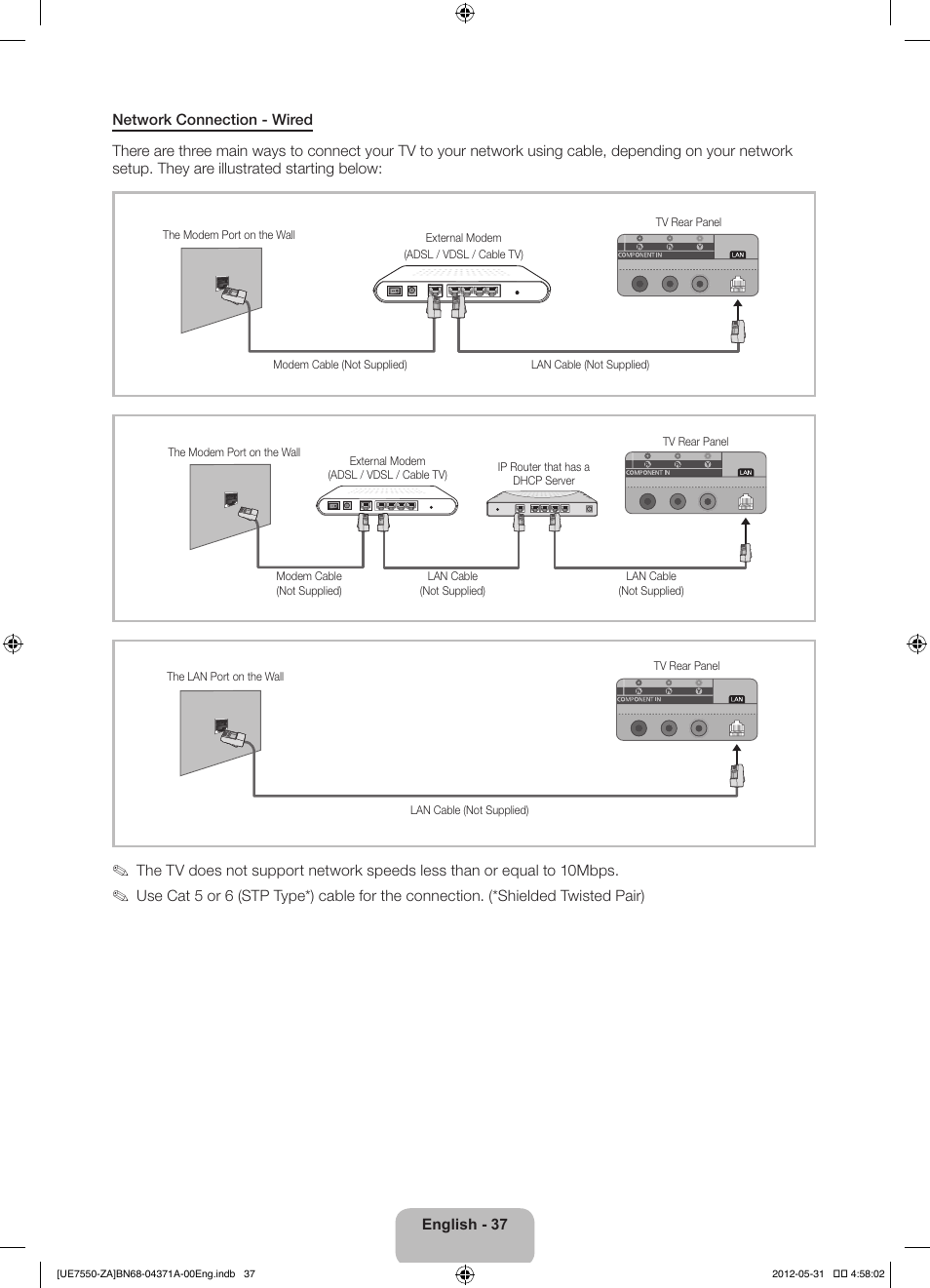 Samsung UN60ES7550FXZA User Manual | Page 37 / 64
