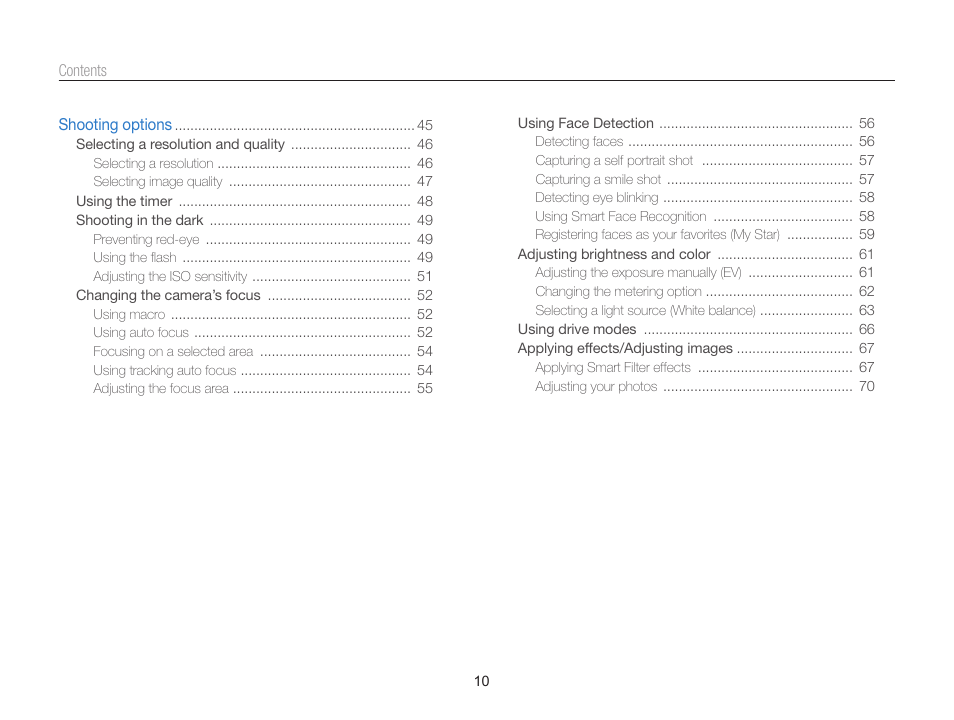 Samsung EC-WB700ZBPBCA User Manual | Page 11 / 130