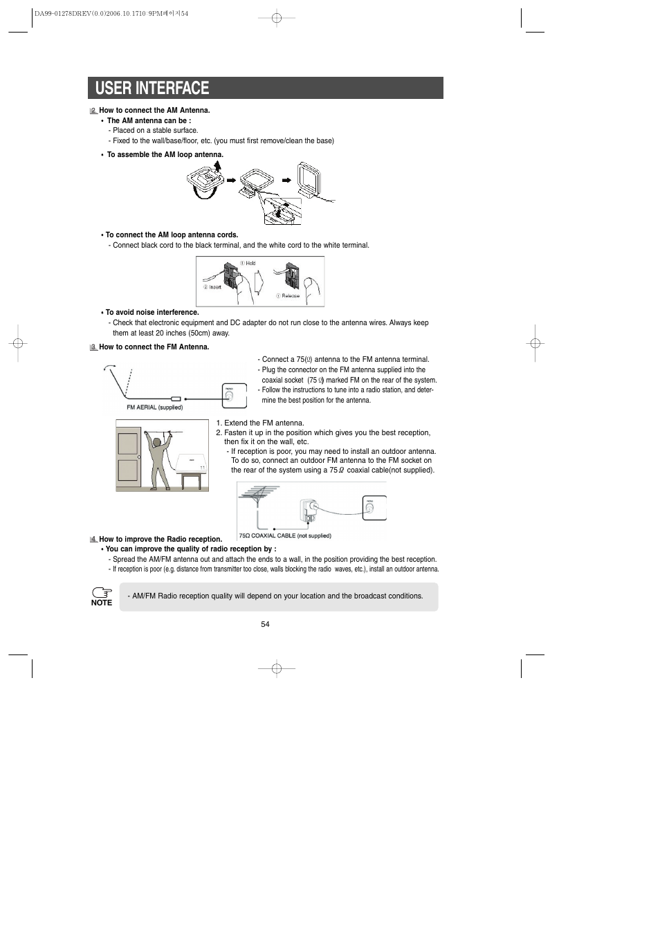 User interface | Samsung RH269LBSH-XAA User Manual | Page 54 / 60