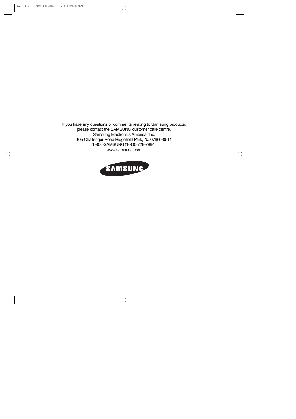 Samsung RH269LBSH-XAA User Manual | Page 60 / 60