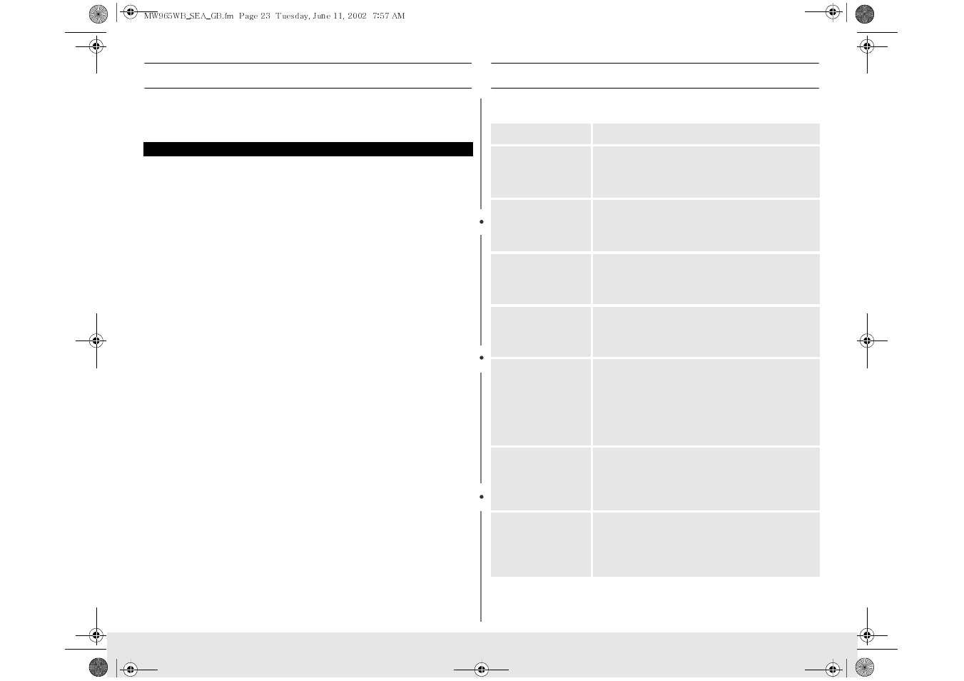 Warranty, Guía rápida(spanish) | Samsung MW965WB-XAA User Manual | Page 23 / 24