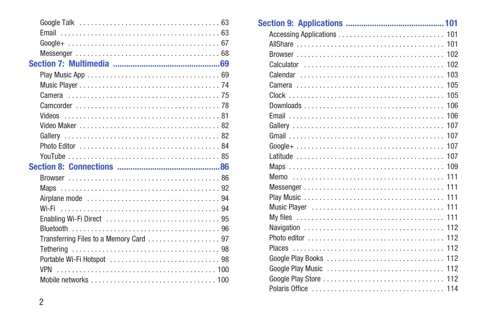 Samsung SCH-R760IBAXAR User Manual | Page 6 / 204