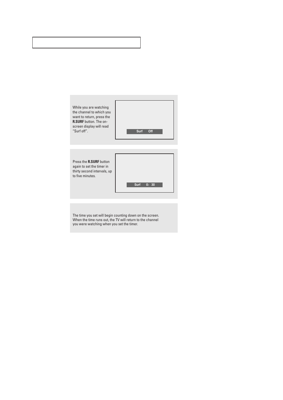 Using the r.surf feature | Samsung TXR2735X-XAA User Manual | Page 43 / 62