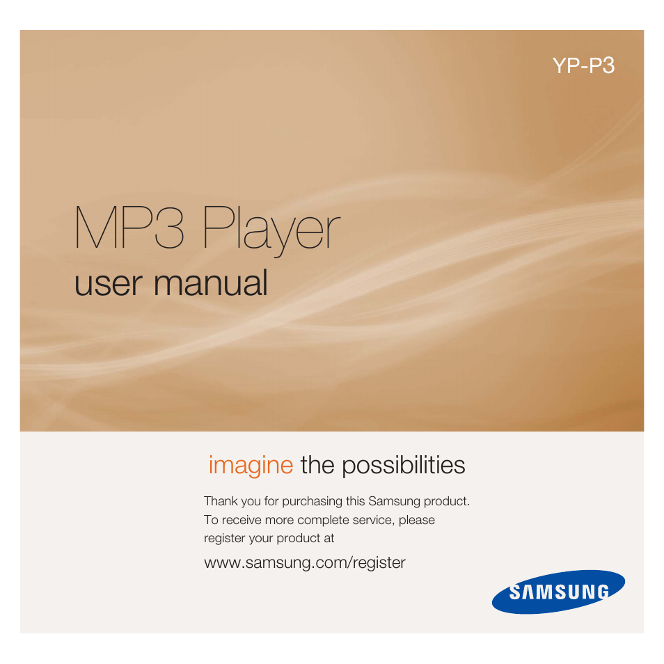 Samsung YP-P3JES-XAA User Manual | 147 pages