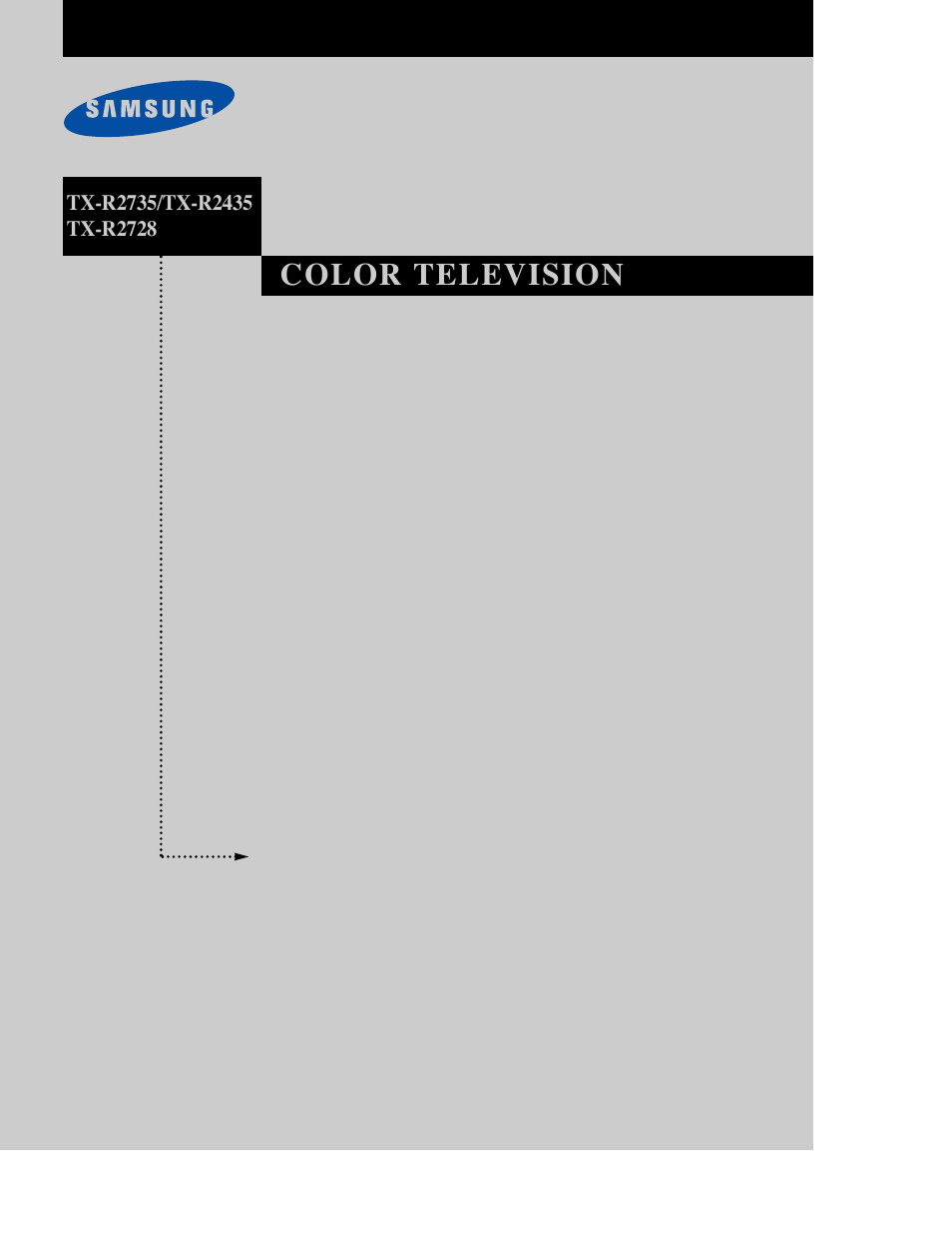 Samsung TXR2728GX-XAC User Manual | 62 pages