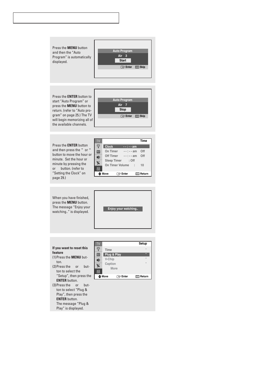Samsung TXR2728GX-XAC User Manual | Page 21 / 62