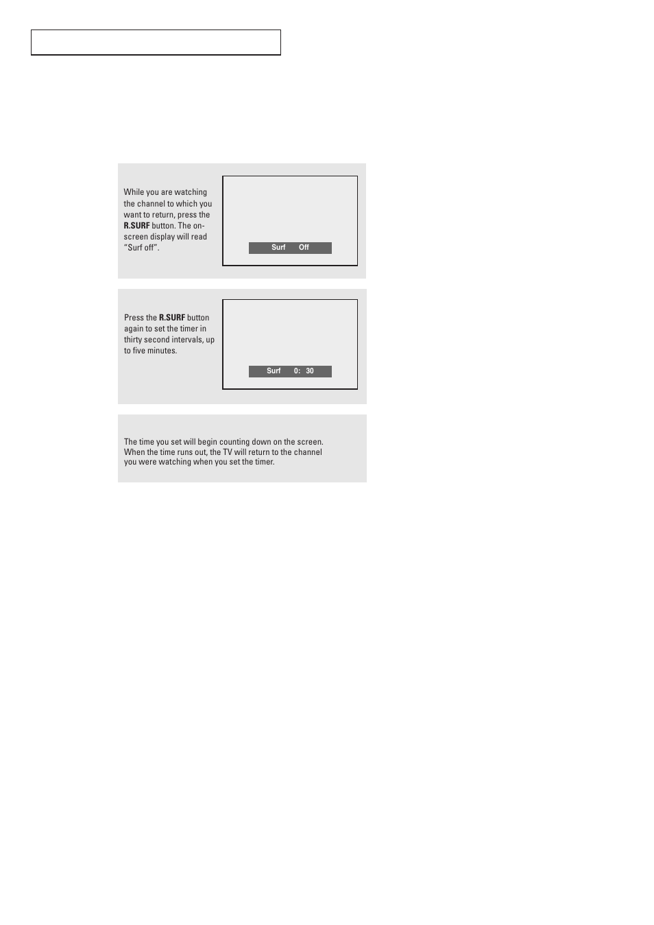 Using the r.surf feature | Samsung TXR2728GX-XAC User Manual | Page 43 / 62