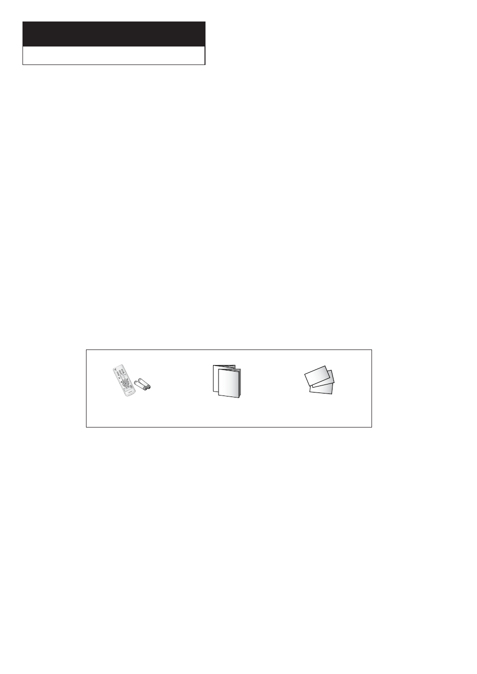 Chapter one : your new tv, List of features, Accessories | Samsung TXR2728GX-XAC User Manual | Page 5 / 62