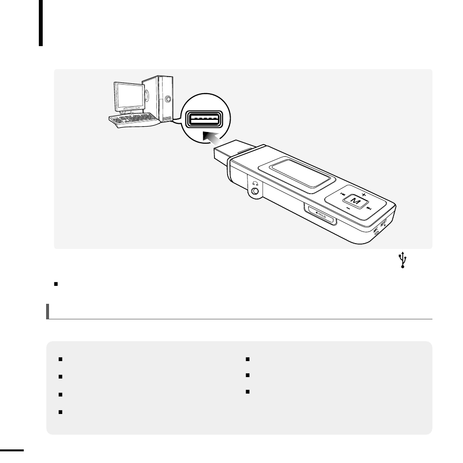 Connecting to your pc, Pc requirements | Samsung YP-U2JQB-XAA User Manual | Page 18 / 67