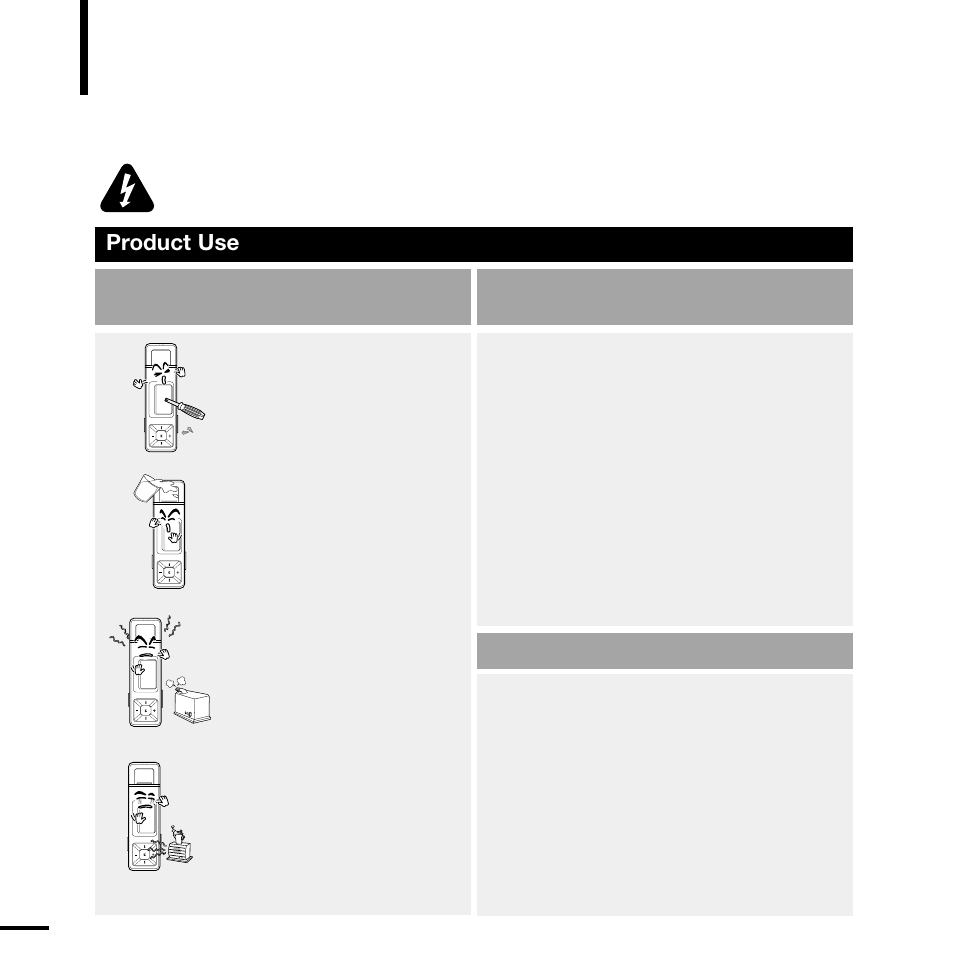 For your safety, Warning | Samsung YP-U2JQB-XAA User Manual | Page 2 / 67