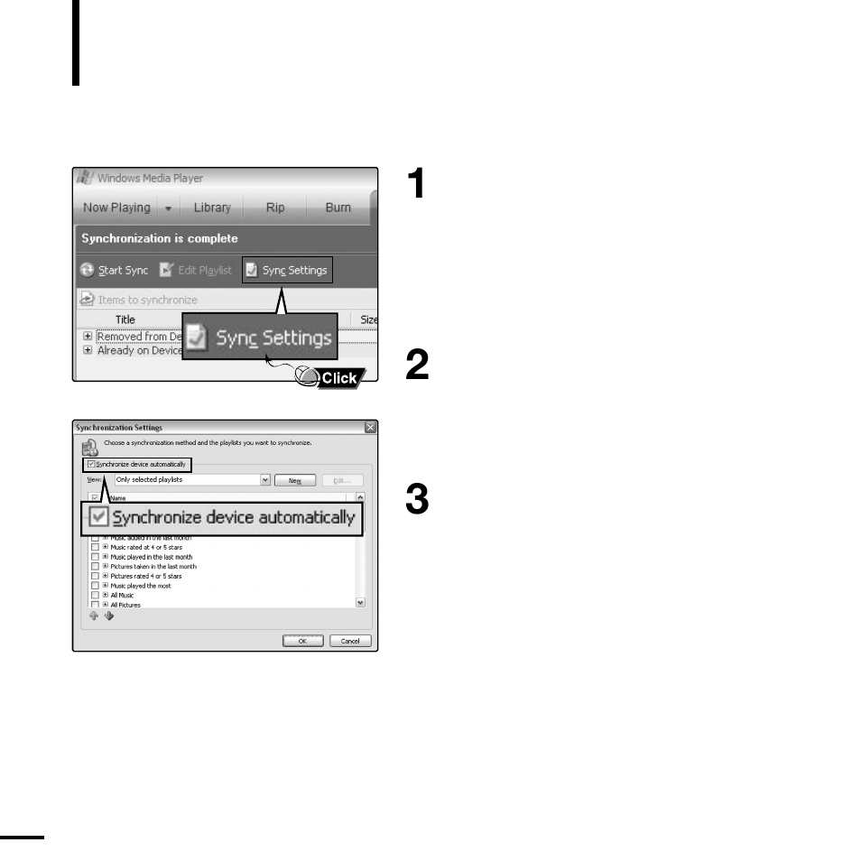 Transferring playlists from wmp10 | Samsung YP-U2JQB-XAA User Manual | Page 26 / 67