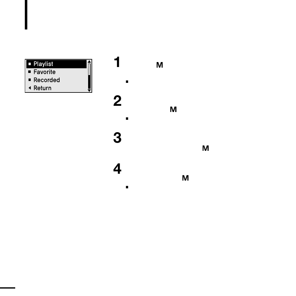 To play a playlist | Samsung YP-U2JQB-XAA User Manual | Page 28 / 67