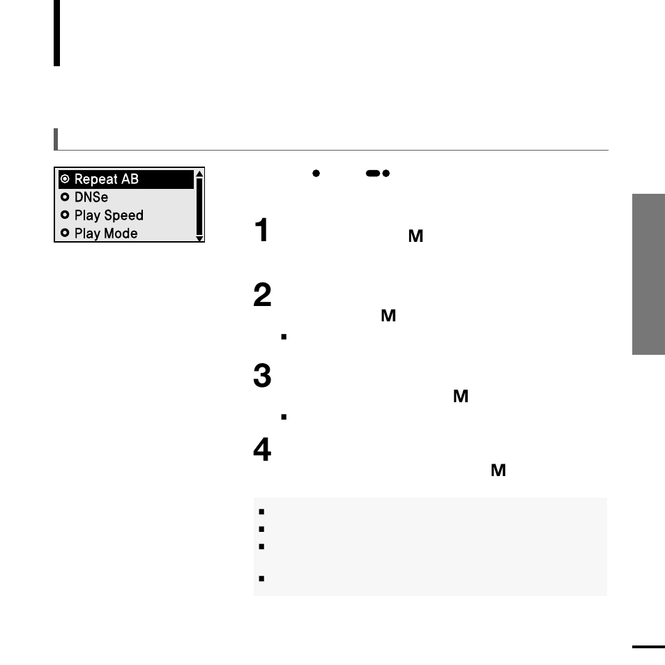 User button - custom function | Samsung YP-U2JQB-XAA User Manual | Page 31 / 67