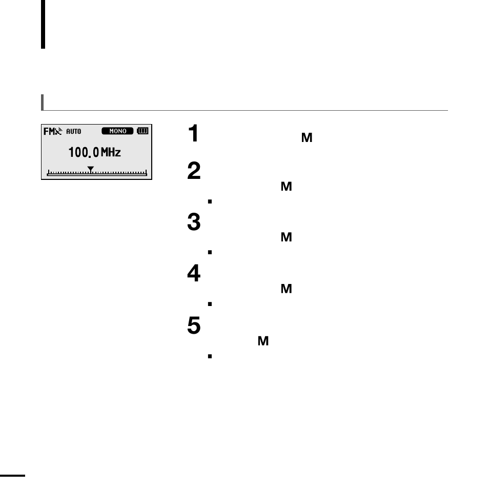 Setting a frequency | Samsung YP-U2JQB-XAA User Manual | Page 36 / 67