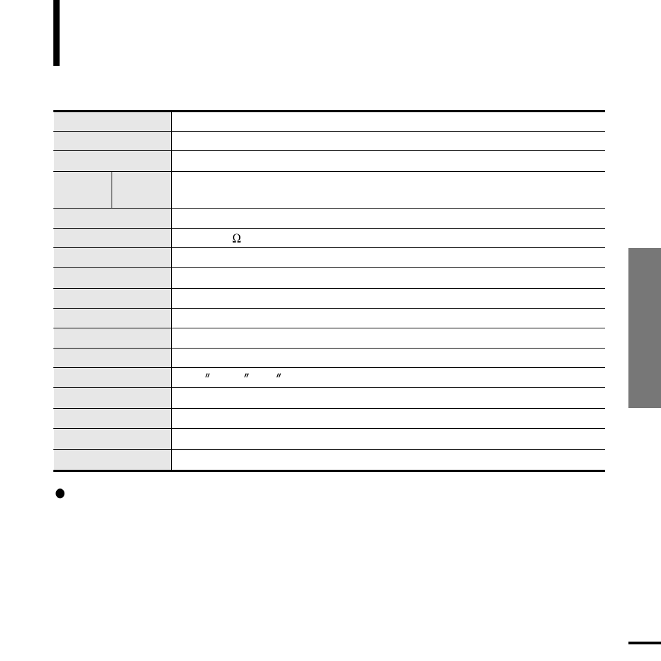 Product specifications, Menu t ree/ product specifications | Samsung YP-U2JQB-XAA User Manual | Page 59 / 67