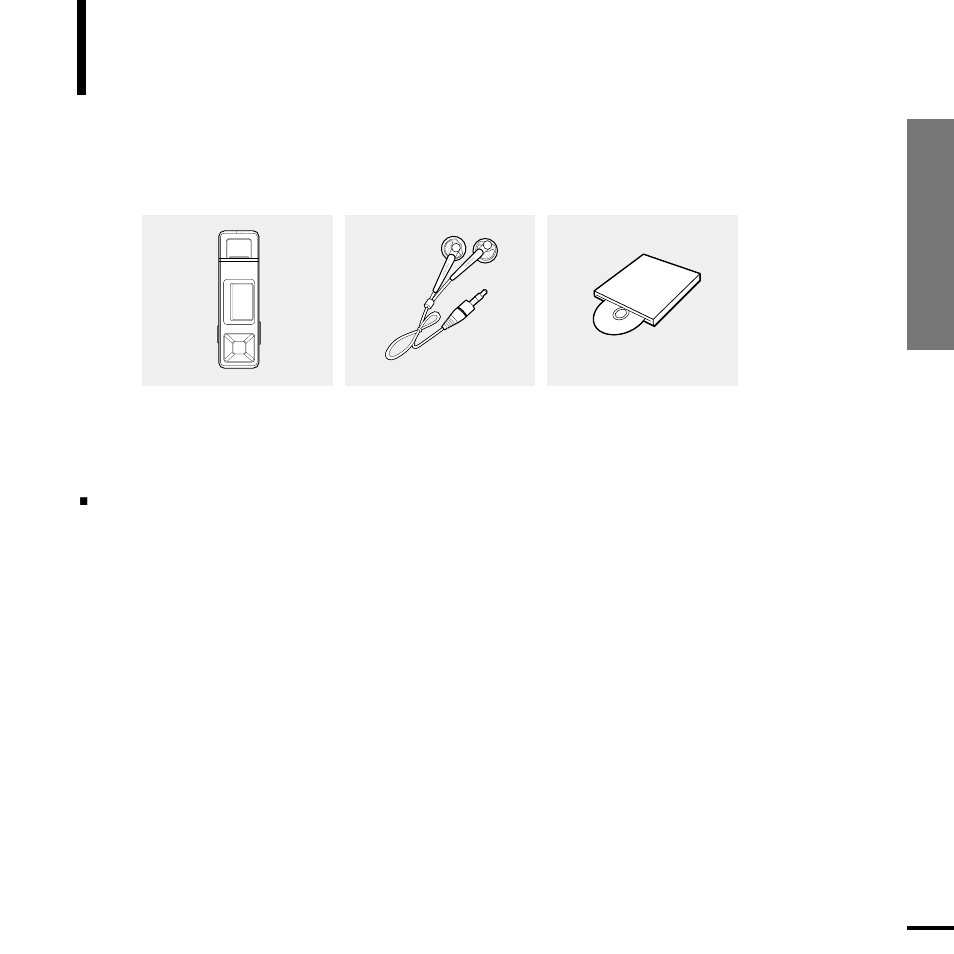 Checking the accessories, Checking the product and accessories | Samsung YP-U2JQB-XAA User Manual | Page 7 / 67
