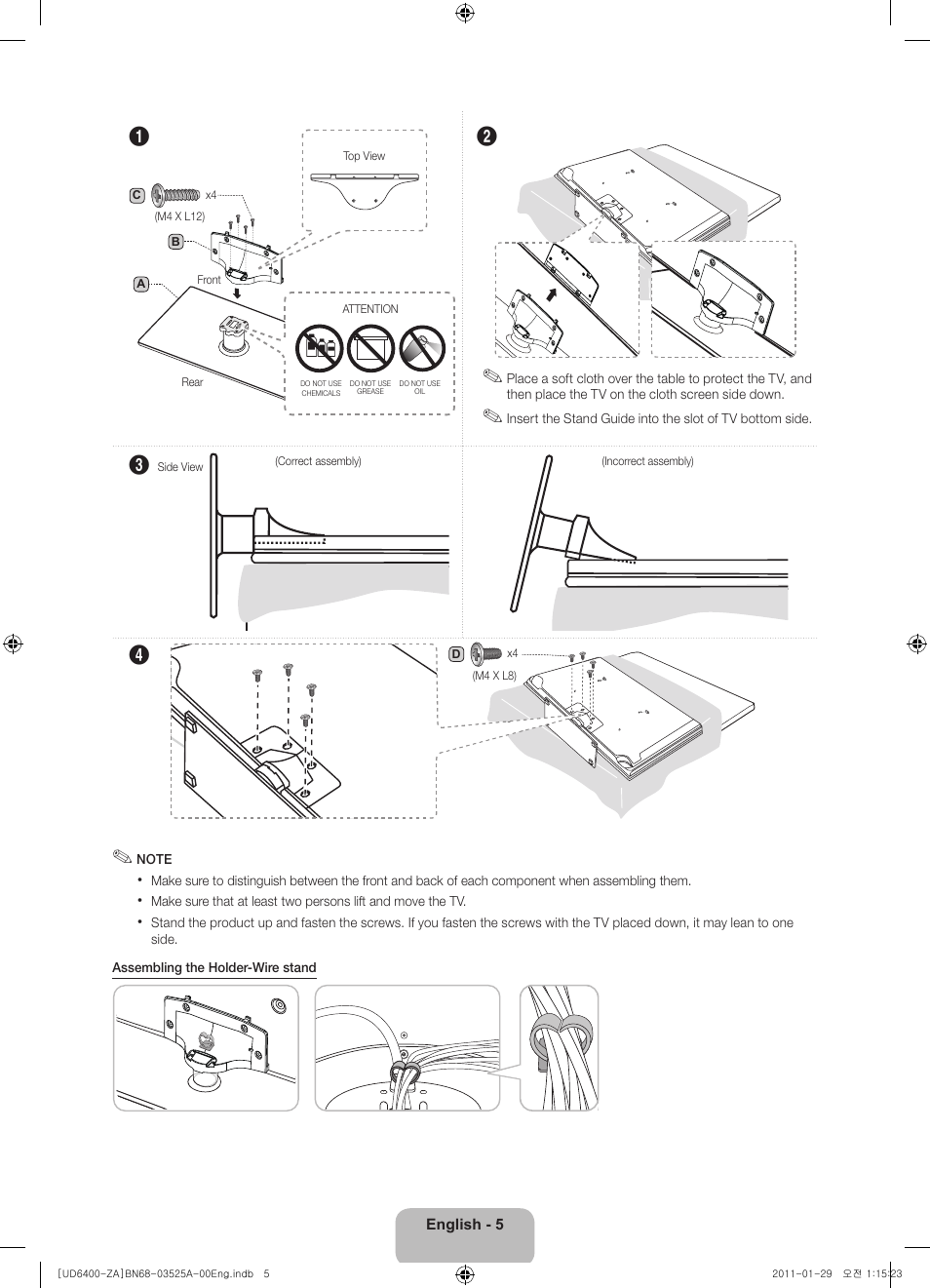 Samsung UN40D6420UFXZA User Manual | Page 5 / 25